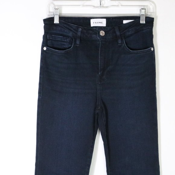 Frame Denim Women's Boot Cut Jeans - Dark Blue - Picture 2 of 9